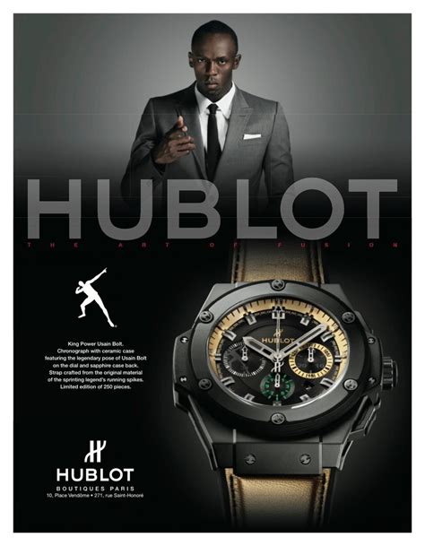 stratégie marketing hublot|hublot advertising.